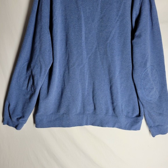 Jos. A. Bank Men's Pullover Sweater Size XXL Blue Patched Elbow Tailored Fit - Picture 8 of 10